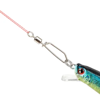 DONQL 50pcs/ Set Rybárske Koľajových Neotáča Konektor s T tvar Modul 2#-10# Pre Fishhook Lákať Riešiť Carp Rybárske Príslušenstvo
