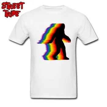 Dont Skryť Sasquatch T Shirt Mužov Hip Hop T-shirt Lumbálna Neon Cartoon Streetwear Bavlnené Oblečenie Pohode Čierny Čaj Doprava Zadarmo