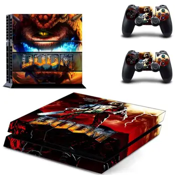 Doom Štýl PS4 Pokožky Nálepka pre Konzoly Playstation 4 A 2 Radiče Odtlačkový Vinyl Ochranné Obaly Štýl 6