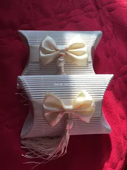 Doprava zadarmo 100ks/veľa svadobné koláčiky box strapce vianočné box svadobný dar box Strany sladké Prospech Tvorivé Prospech Tašky