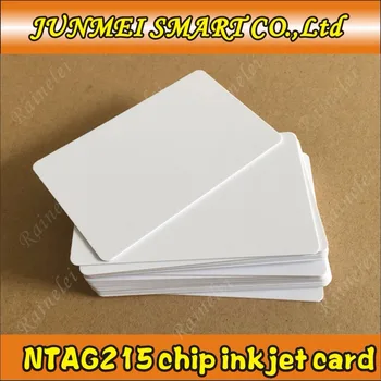 Doprava zadarmo 200pcs Typ 2 RFID tag215 NFC Atramentová Tlačová PVC Kariet