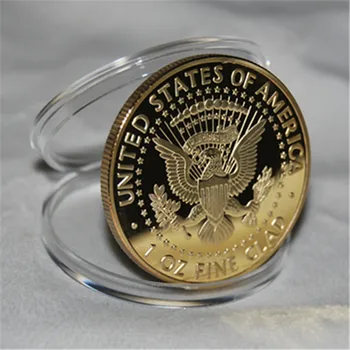 Doprava zadarmo 3ks/veľa,1967 Americké Zlato plátované Eagle Slobody mince