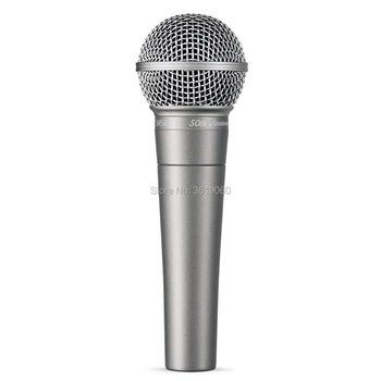 Doprava zadarmo, 5 ks celý predaj shuretype SM 58-50A káblové dynamické cardioid profesionálne vokálny mikrofón,karaoke mikrofón