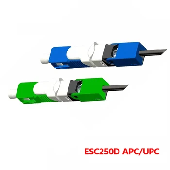 Doprava zadarmo, 50, 100KS/Veľa FTTH ESC250D SC APC a SC UPC Single-Mode Optického Rýchly Konektor FTTH SM Optické Rýchly Konektor