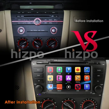 Doprava zadarmo, Auto DVD pre Mazda 3 2004-2009 navigačný systém, multimediálny systém dvd auto pre Mazda3 Rádio Prehrávač, GPS DAB+TPMS CAM