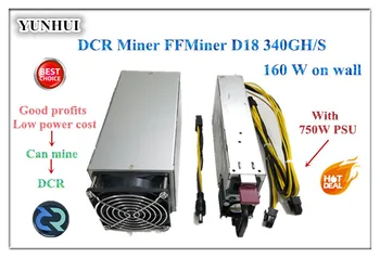 Doprava zadarmo DCR baník FFMiner D18 340GH/S 160W mini a nízka hlučnosť nákladovej efektívnosti lacné ceny a vysoké zisky