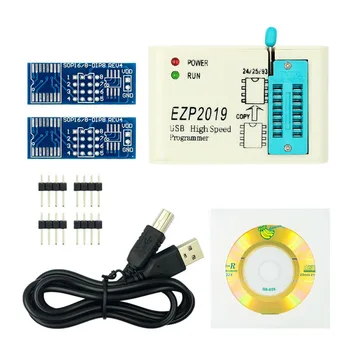 Doprava zadarmo EZP2019 High Speed USB SPI Programátor Lepšie ako EZP 2013 2010 2011Support 24 25 93 EEPROM, Flash Bios
