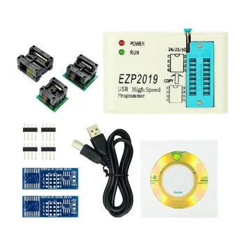 Doprava zadarmo EZP2019 High Speed USB SPI Programátor Lepšie ako EZP 2013 2010 2011Support 24 25 93 EEPROM, Flash Bios