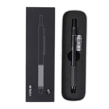 Doprava zadarmo M&G Full metal multi-funkčné pero automatická ceruzka farebné guličkové pero, naučiť kancelárske potreby ADPY3501 s Darčekovej krabičke