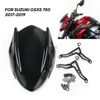 Doprava zadarmo Na Suzuki GSX-S750 GSXS750 GSX-S GSXS 750 2017-2019 Motocykel Čelné sklo čelné Sklo Štít Displej s Držiakom
