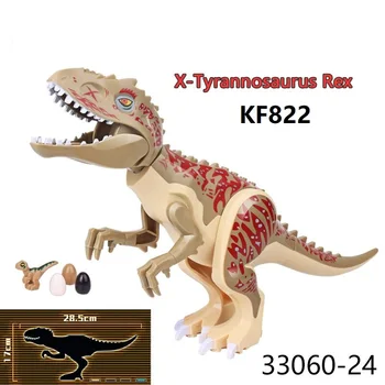 Doprava zadarmo Stavebné Bloky Dinosaura Veľké Veľkosti X-Tyrannosaurus Rex S Vajíčkami Veľké Učenie Údaje Hračky Darček Pre Deti KF825
