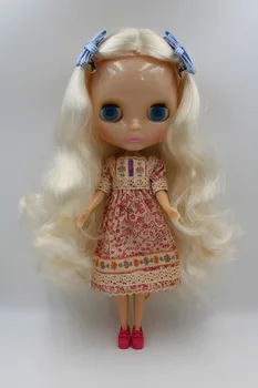 Doprava zadarmo Transparentné RBL-339T DIY Nahé Blyth bábika narodeniny darček pre dievča, 4 farby, veľké oči s krásne Vlasy roztomilá hračka