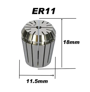 Doprava zadarmo Vysokou presnosťou ER11 Presnosť 0.008 mm Jar Collet pre CNC Frézovanie Rytie Stroj Sústruh Nástroj