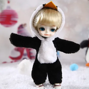 Doprava zadarmo Withdoll Pooky Penguin BJD SD Bábiky Yosd 1/8 Telo Modelu Dieťa Na Darček, vrátane oblečenia pre fullset OUENEIFS