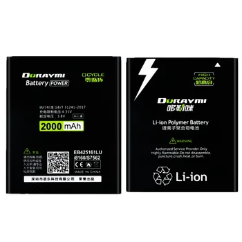 DORAYMI EB425161LU EB-BG530BBE Batéria pre Samsung J1 MINI J2 Prime J3 2016 J320 J3110 G530 G5308W Telefón Náhradné Batérie