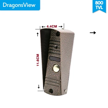 Dragonsview 7 Palcový Video Dvere, Telefón, Intercom Systém, Zvonček Fotoaparát Home Security Systém Kontroly Prístupu Odomknúť