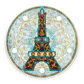 Drahokamu DIY Diamond Maľovanie Led Svetlo na Čítanie Vianočné Špeciálne Tvarované Diamond Mozaikové Umenie Korálky Auta Cross Stitch Výšivky