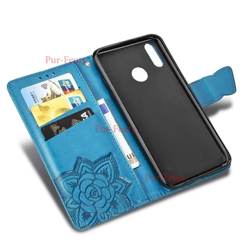 Držiteľa karty Flip Kožené Peňaženky telefón Kryt Na Huawei Honor 10 Lite V20 9 Lite LLD-L31 LLD-L21 Prípade Mäkké TPU Telefón Nárazníka Prípade