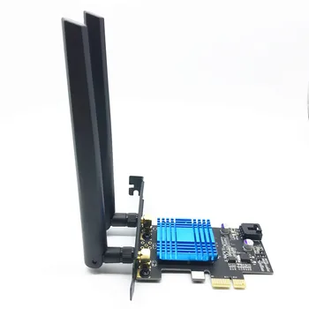 Dual Band PCI-E 1x Ploche Adaptér 867Mbps 802.11 ac Bluetooth 4.1 pre Vraha 1535 nosenie na AMD Doska