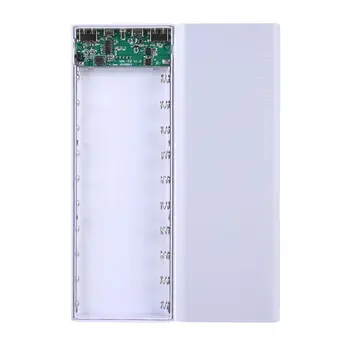 Dual USB LCD Power Bank Shell 10x18650 Batérie Prípade, Nabíjačka, Krabica Príslušenstvo Y3NC