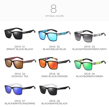 DUBERY Dizajn Značky Polarizované slnečné Okuliare Mužov Ovládač Odtiene Male Retro Slnečné Okuliare Pre Mužov Spuare Zrkadlo Lete Oculos 518