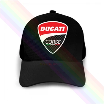DUCATI Motocykla Corse Červené Logo 2020 Najnovšie Čierny Populárny šiltovku Klobúky Unisex