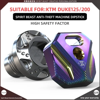 Duch Zviera motocykel proti krádeži motorového Oleja mierkou úpravy Na KTM Duke 125 200 390 RC390 Výmena motorového oleja konektor