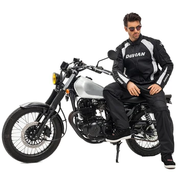 DUHAN Bunda na Motocykel Závodná Moto Bunda Oblečenie s Piatimi Chránič Nepremokavé Priedušná a Windproof Laminované Textílie