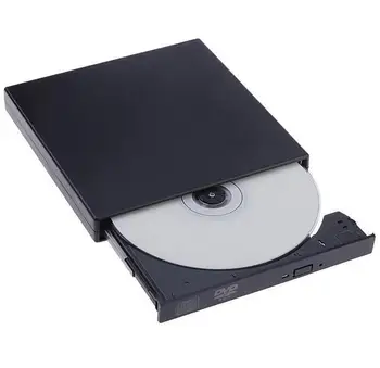 DVD-ROM, USB 2.0, Externý DVD-ROM, USB DVD CD Disk Optická jednotka Externý Prehrávač DVD Čítačka doprava zadarmo do ruštiny