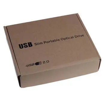 DVD-ROM, USB 2.0, Externý DVD-ROM, USB DVD CD Disk Optická jednotka Externý Prehrávač DVD Čítačka doprava zadarmo do ruštiny