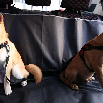 Dvojité Hlavu Ajustable Pet Mačka Pes Bezpečnosti Vozidla Auto Cachorro Pásov mascotas psa bezpečnostným pásom Postroj Viesť Klip Levert
