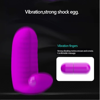 Dvojité Prst Rukáv Upozorňuje Prieniku Strapon Vibrátor Intímne Sex Produkt Klitorálny Stimulátor Hry pre Dospelých, pre Páry Nové