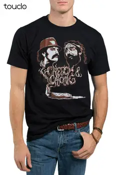 Dym Cheech a Chong Marihuany Hrniec Burín 420 Stoner Grafické T-Shirt