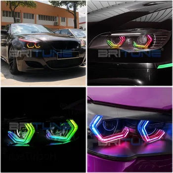 Dynamické Angel Eyes Pre BMW F30 F31 M2 E90 E60 M4 E61, F10 F83 F32 Ladenie RGB Bluetooth Sekvenčné Tečie Halo Krúžok Príslušenstvo