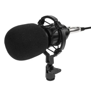 Dynamické Kondenzátora Mikrofónu Zvuk Štúdiové Nahrávanie Zvuku Mikrofónu s Shock Mount pre Vysielanie KTV Spev BM800 Drop Shipping