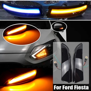 Dynamické LED Zase Signál Svetlo Prúdi Bočné Krídlo Spätné Zrkadlo Blinker Indikátor Pre Ford Fiesta Mk7 2008-2017 Pre Ford B-Max