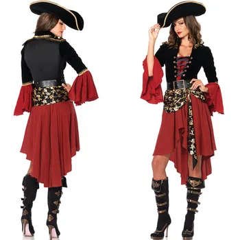 Dámy pirátske kostýmy Halloween role-playing kostým hra jednotné cosplay kostým 2020 nové produkty anime cosplay