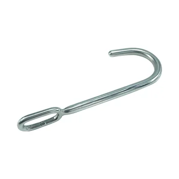 Dĺžka 235mm kovové análny háčik nehrdzavejúcej ocele zadok plug análny dilator penis krúžok sexuálne hračky pre dospelých produkt pre mužov a ženy