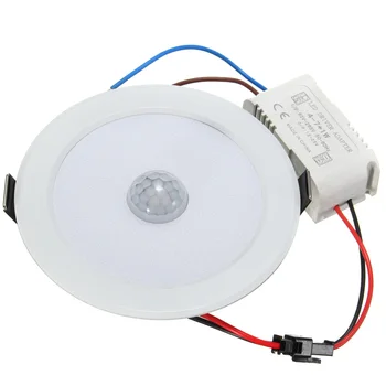 E27 Dom Snímač Pohybu Stropné svietidlo 5730 SMD AC 85-265V LED Nočné Lampy Teplá Biela Chodbe Vnútorné Osvetlenie