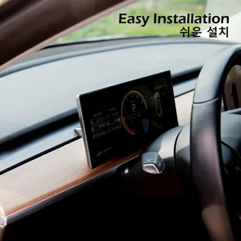 EANOP HUD Digitálne Performace LCD Displej Rýchlosť Sledovanie Tlaku v Pneumatikách pre Tesla Model 3