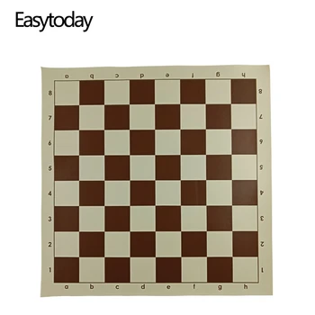 Easytoday Šachovnicu Hry Syntetickej Kože Šach Príslušenstvo Jednej Strane Šachovnice Medzinárodnej Normy Šachovnicu
