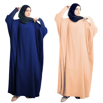 Eid Dubaj Modlitba Odev, Šaty Moslimské Ženy Šaty Abaya Jilbab Hidžáb Dlho Khimar Ramadánu Djellaba Abayas Islamské Oblečenie Niqab