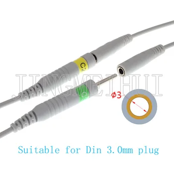 EKG, EKG Elektródy adaptér/predlžovací kábel pre Mindray/Nihon Kohden/Comen/Siemens/Schiller/Bionet/GE/Mortara/Edan EKG kábel.