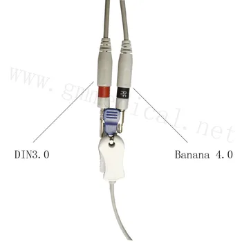EKG/EKG Veterinárnej Klip pre Zviera( na použitie s 3.0 mm alebo 4.0 mm banánových )