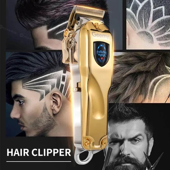 Elektrické Hair Clipper Nabíjateľná Nízka Hlučnosť Vlasov Zastrihávač Na Vlasy Rezací Stroj Fúzy Holiaci Strojček Zastrihávač Pre Mužov Holič Sušič Na Holenie