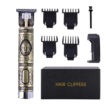 Elektrické Hair Clipper USB Nabíjateľné zastrihávač Chĺpkov Bezdrôtový Holiaci strojček 0 mm Mužov Holič Vlasy Rezací Stroj strih Styling nástroje