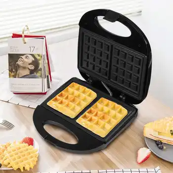 Elektrické Oblátky Sendvičovač Dual Non-Stick Potiahnuté Dosky Multi-Funkčné Domáce Raňajky Stroj Mini Tortu Rúra Eggette Pan