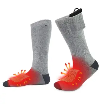Elektrické Vyhrievané Ponožky Teplé Ponožky S Nabíjateľnou Batériou Elastické Teplé Zdravotné Ponožky Pre Vnútorné A Vonkajšie Aktivity Dropship