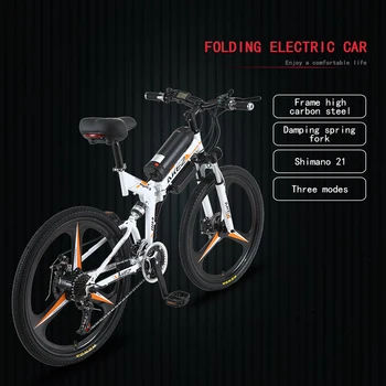 Elektrický Bicykel 36V Lítium Batéria Pomocné Elektrické Horský Bicykel 26 Palec Skladací Bicykel Multi-Mode E-Bike Muži/Ženy