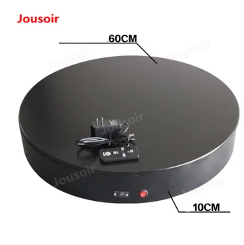 Elektrický displej stojan otočný tanier gramofónu 60CM tri prevodovky, diaľkové ovládanie nastaviteľné rýchlej 3D streľbu gramofón, CD5 T06